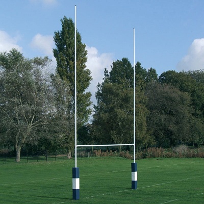 Harrod Steel Rugby Posts  Hinged, 10m Posts, 2 Piece
