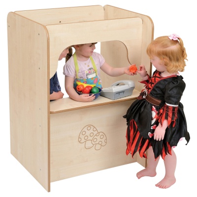 ''Mini'' Children's Wooden Role-play Kiosk