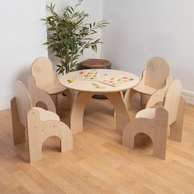 Early Years Children's Wooden Table & Chairs