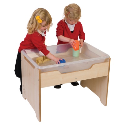 Indoor sand and water table outlet