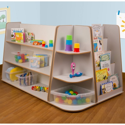 Freestanding Classroom Shelf Set 1 (440mm Deep)