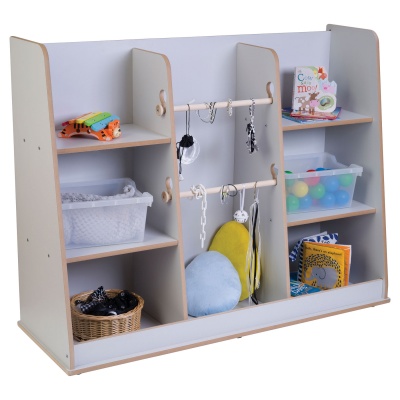 Free Standing Classroom Loose Parts Shelf Unit