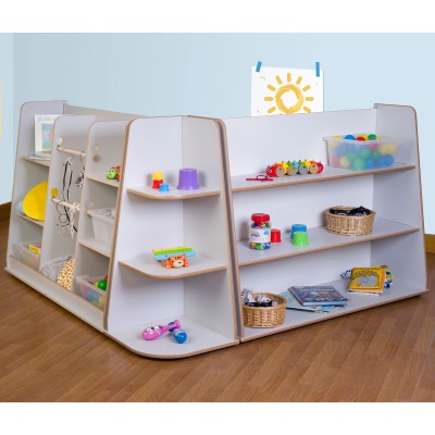 Free Standing Loose Parts & Shelving Set