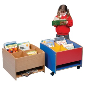 Low Level Four Compartment Kinderbox + Shelf