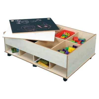 Children's Chalkboard & Drywipe Table