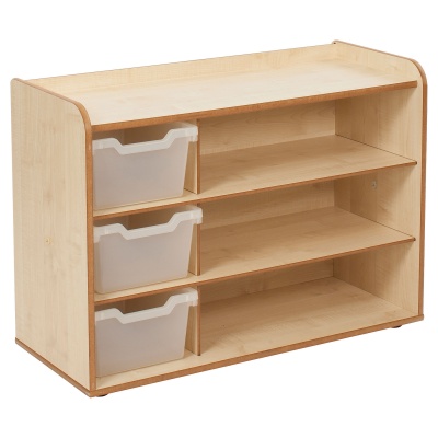 Solway Primary Cubby 3 Tray Unit + Shelves