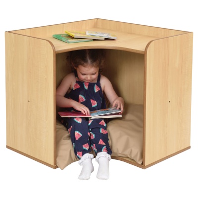 Solway Corner Reading Cubby + Cushion