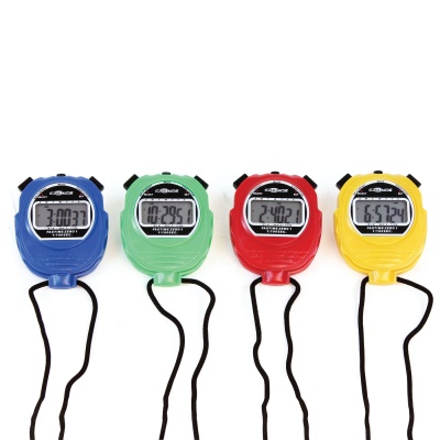 Team Coloured Stopwatches - Set Of 4