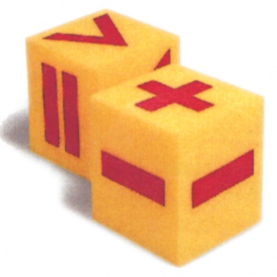 Giant Soft Mathematical Dice Operation - Pair