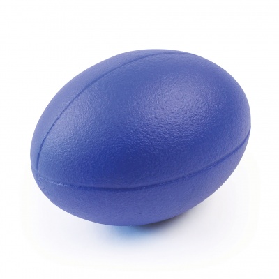 Coated Foam Rugby Ball 235mm, Blue