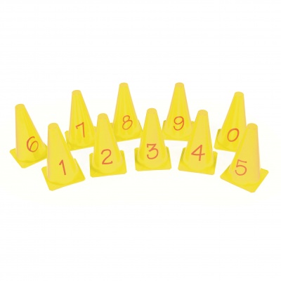 Number Cones - Set of 10