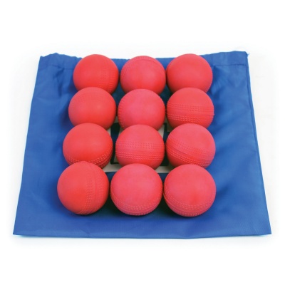 Rubber Sponge Cricket Ball - Bag of 12