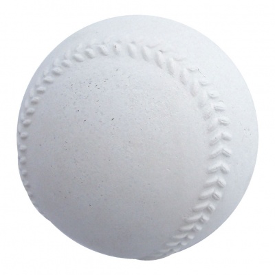 Rubber Sponge Baseball White