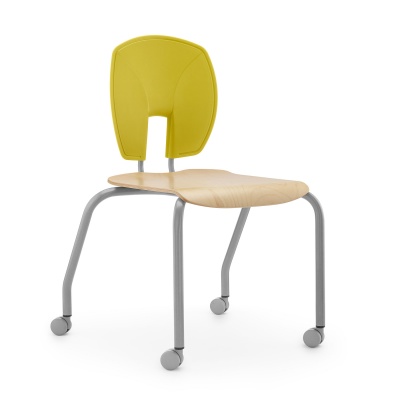 SE Curve ''Motion'' School Chair + Wooden Seat