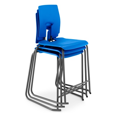 SE Classic School Lab & Craft Stool + Backrest