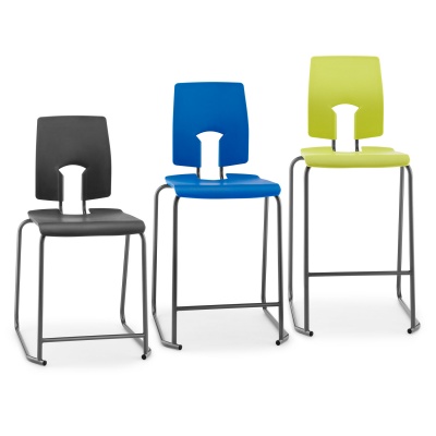 SE Classic School Lab & Craft Stool + Backrest