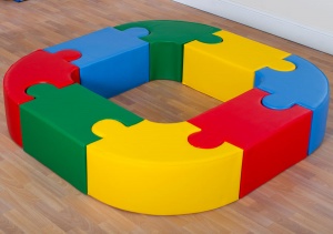 Magic Puzzle Seating Set 3 Primary Colours