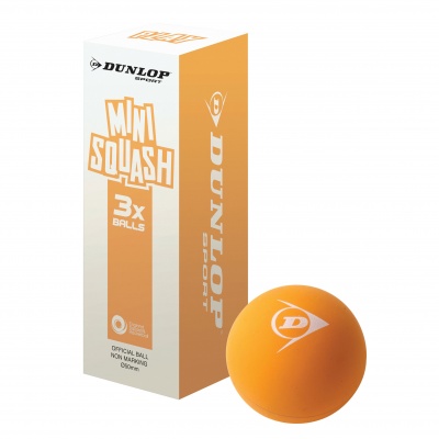 Mini Squash Balls - Age 7-10 - Set of 3