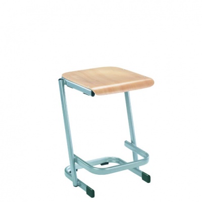 Alpha StacTek Wooden Seat Stool