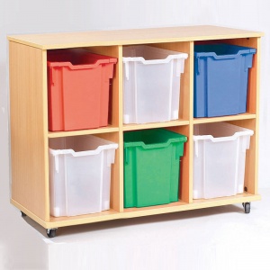 Triple Bay 6 Jumbo Tray Store