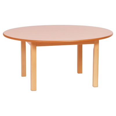Beech Wood Round Classroom Table