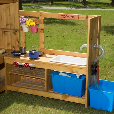 Children's Outdoor Kitchen + Pump