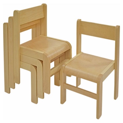 Children's Ply Classroom Chairs (Pack of 4)