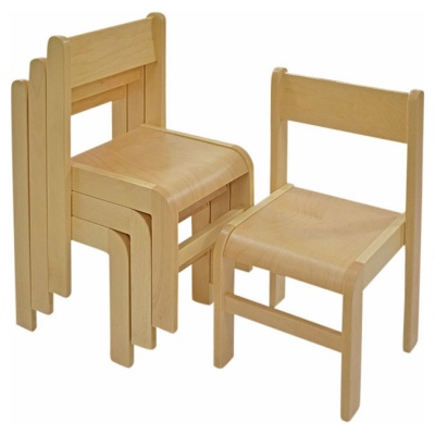 Children's Ply Classroom Chairs (Pack of 4)