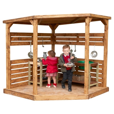 Children's Roofed Stage Play Corner