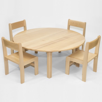 Children's Round Wooden Table