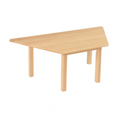 Children's Trapezoidal Wooden Table