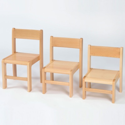 Children's Wooden Classroom Chairs (Pack of 4)