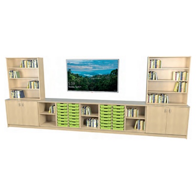 Classroom Low Storage Wall