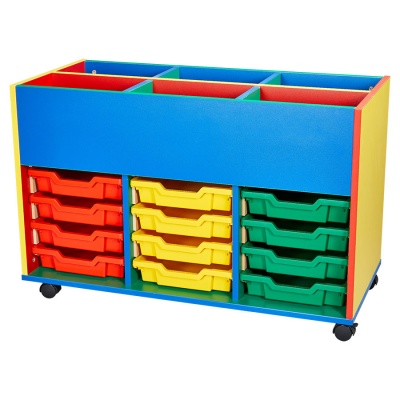 Colore! 6 Bay Mobile Kinderbox + 12 Trays