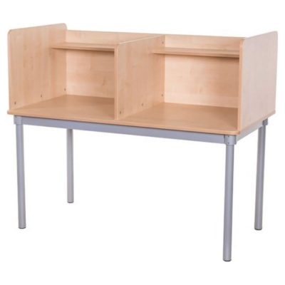 Double Square Student Study Carrel