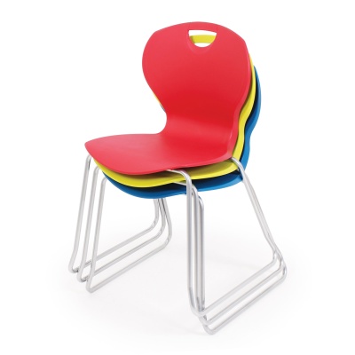 EVO Skid-Base School Stacking Chair