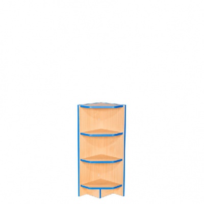 Folio External Corner Library Bookcase + Flat Top