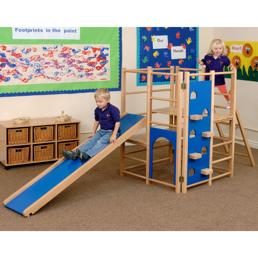 Blue Climbing Frame Set (5 8 Years)