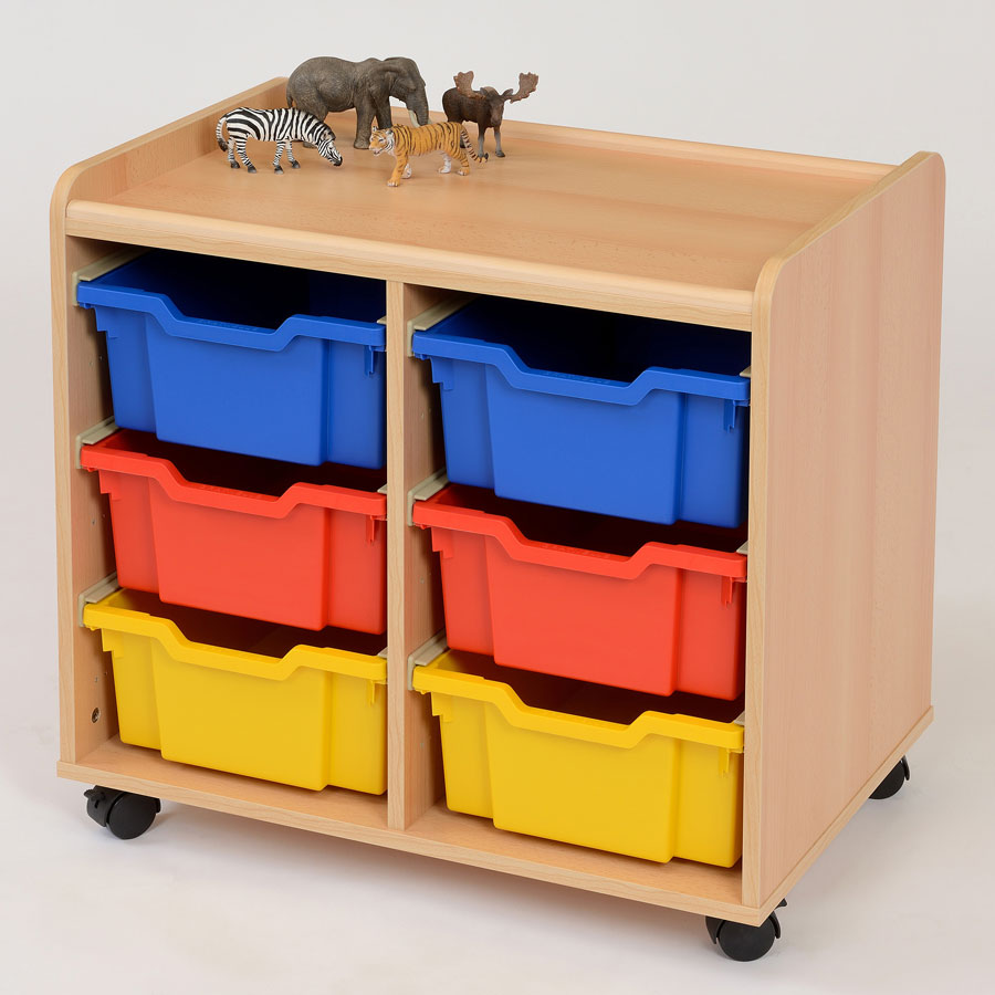 6 Deep Tray Storage Unit