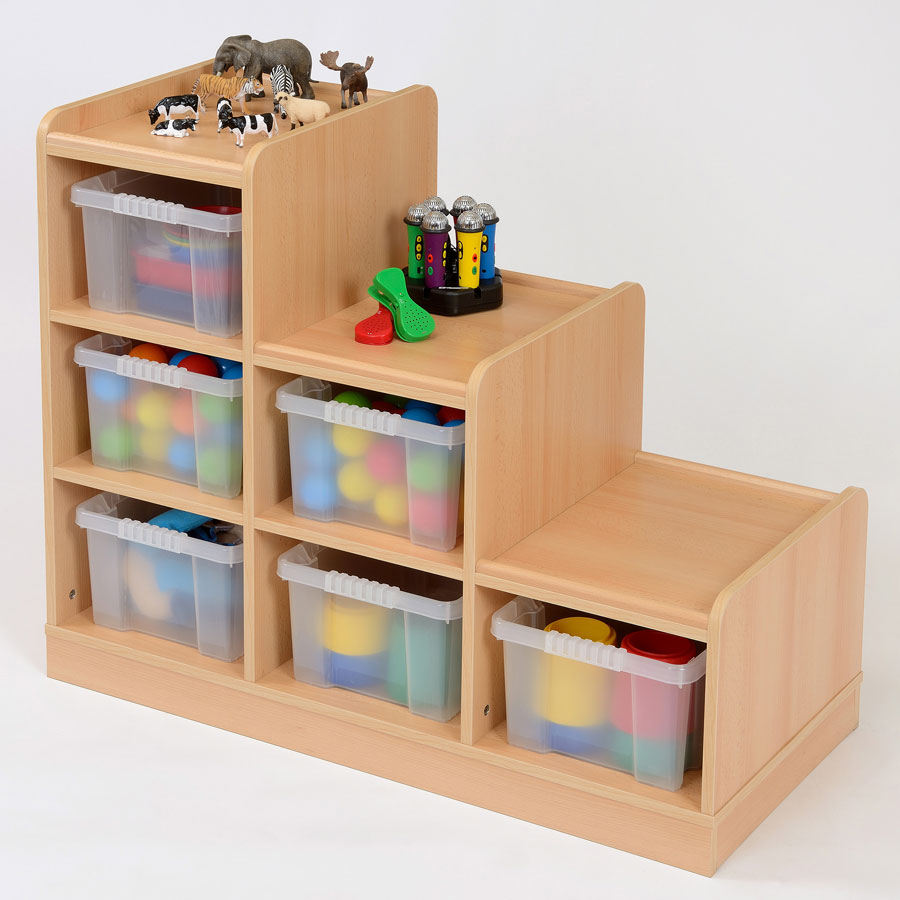 Flexi Tiered Tray Storage - Right Hand