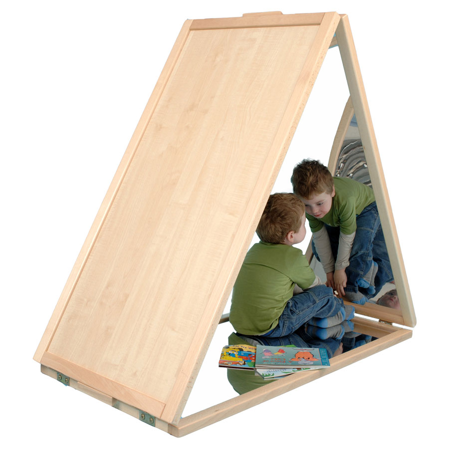 Children's Triangular Floor Mirror