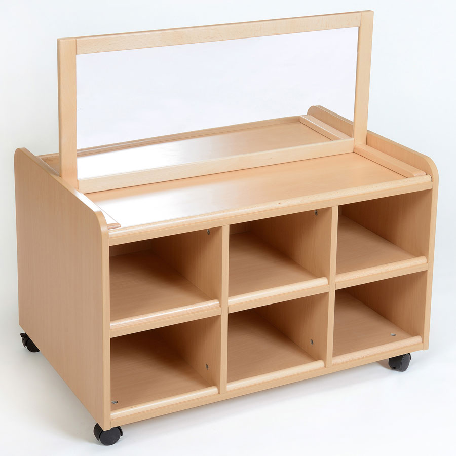 Double Sided Nursery Resource Unit + Mirror