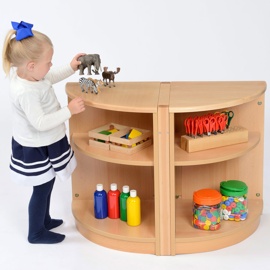 Room Scene - Corner Bookcase