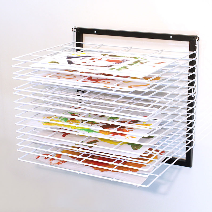 15 Shelf WallMounted Drying Rack