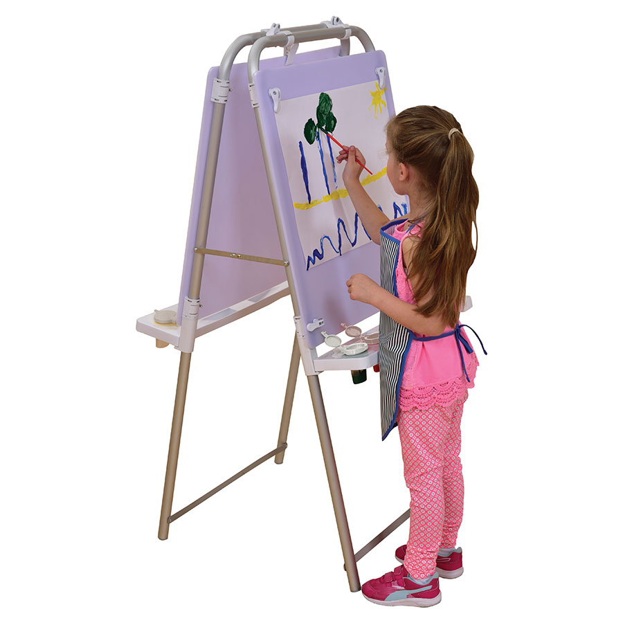 2 Sided Children's Easel + 2 Dry Wipe Boards