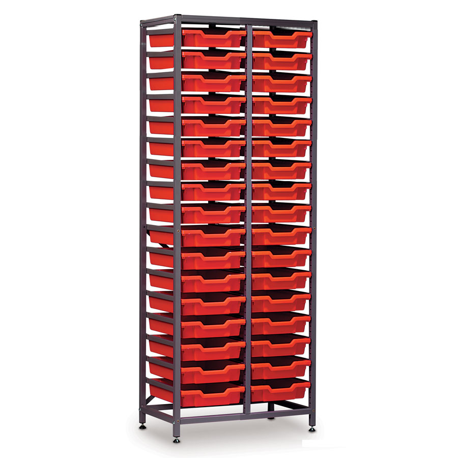 Tall 2 Bay Science Storage - 34 Shallow Trays