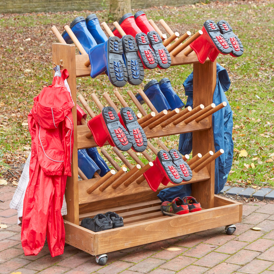 Outdoor Mobile Welly Storage