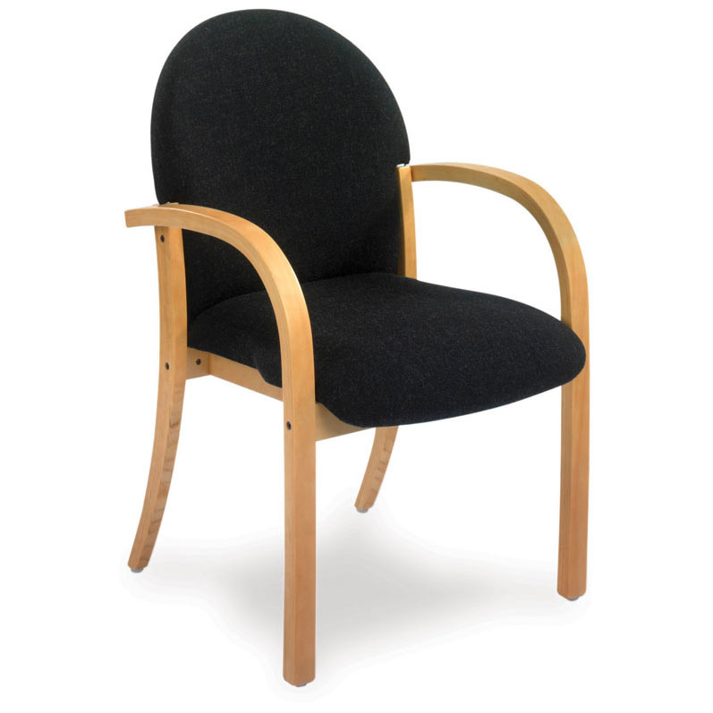 Advanced 407 Wooden Visitor Armchair