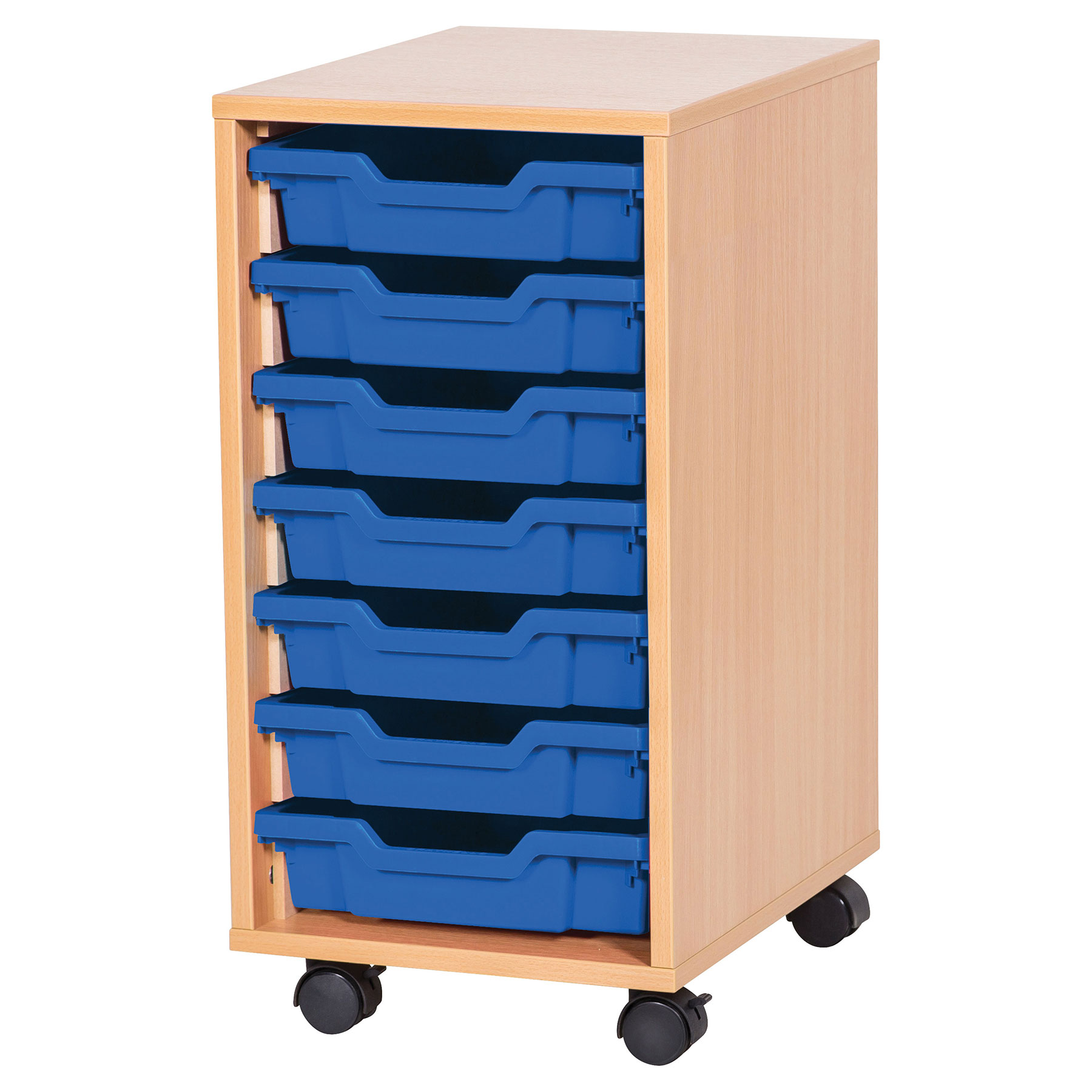 7 High Single Column Tray Storage (7 Shallow Trays)