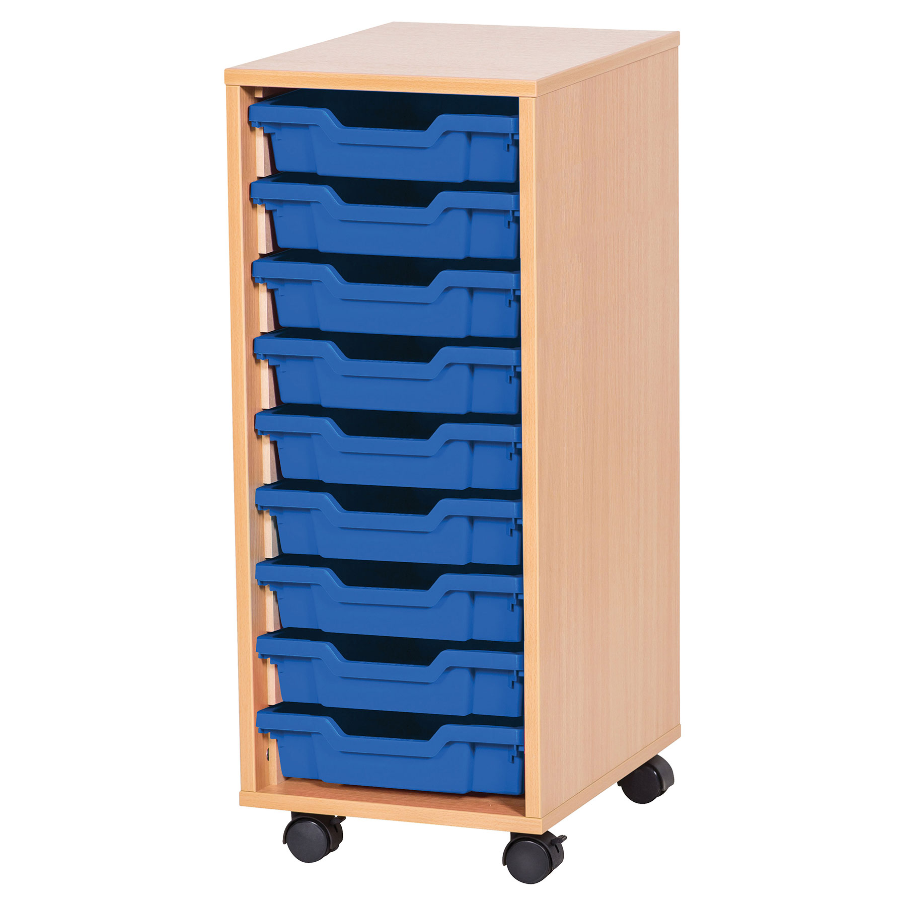 9 High Single Column Tray Storage (9 Shallow Trays)